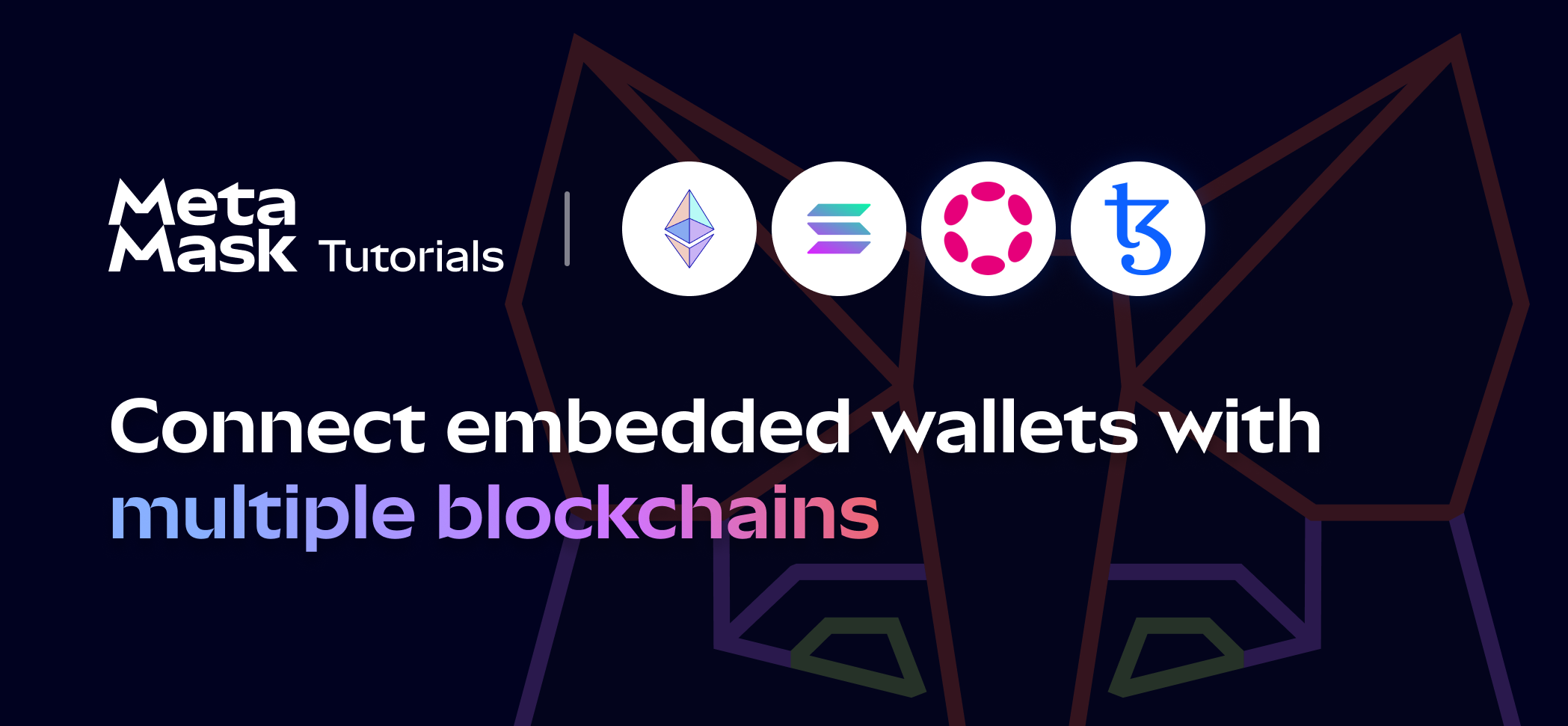 Create a chain-agnostic web3 wallet with Embedded Wallets